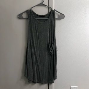 Women’s grey Brandy Melville tank top
